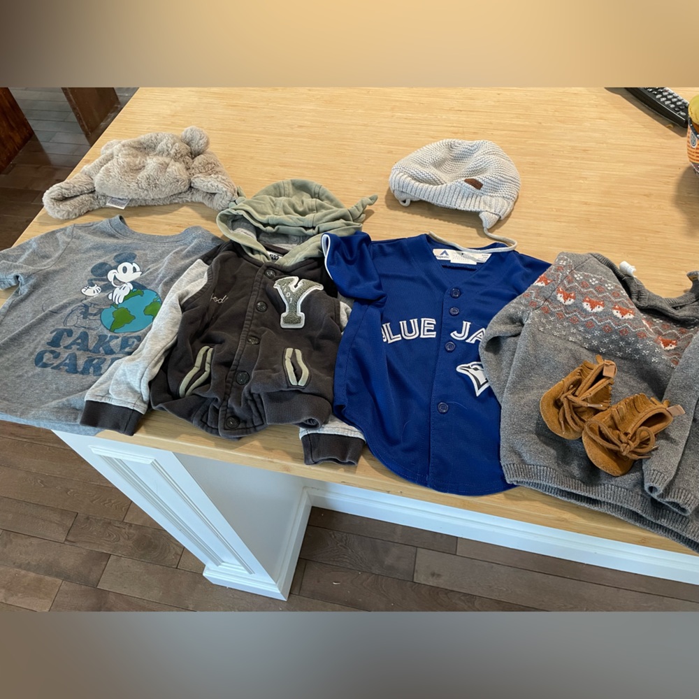 Bundle baby clothes size NB-2T